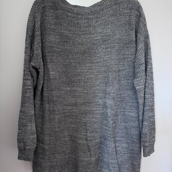 H&M oversized grey heathered sweater - Picture 4 of 4